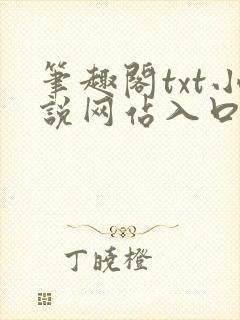 笔趣阁txt小说网站入口