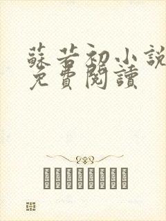 苏若初小说全文免费阅读