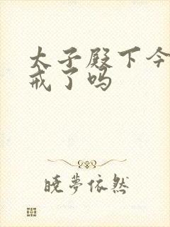 太子殿下今天破戒了吗