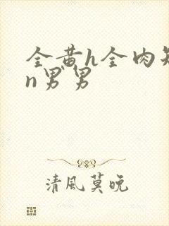 全黄h全肉短篇n男男