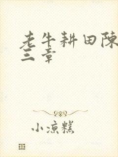 老牛耕田陈雪第三章