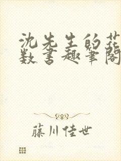 沈先生的花式调数书趣笔阁