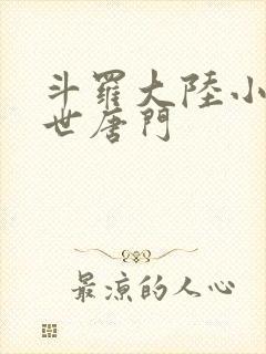 斗罗大陆小说绝世唐门