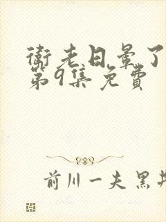 卫老日晕了淑蓉第9集免费