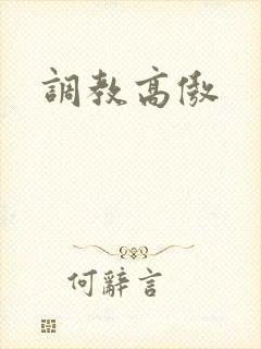 调教高傲