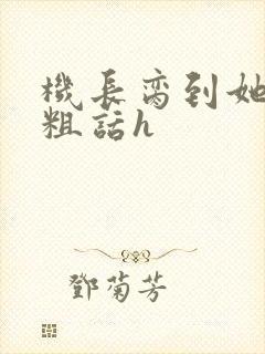 机长脔到她哭h粗话h