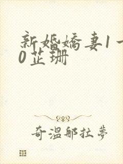 新婚娇妻1一40芷珊