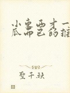 小东西才一根黄瓜而已的推荐书