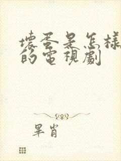 坏蛋是怎样炼成的电视剧