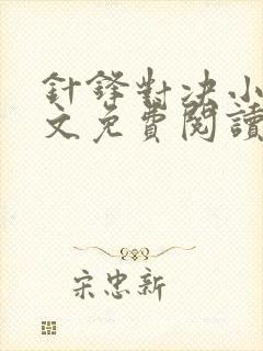 针锋对决小说全文免费阅读完整版