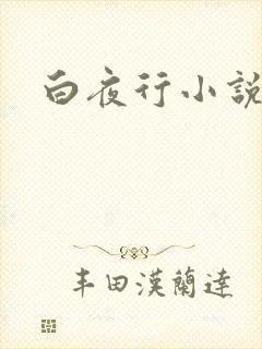 白夜行小说下载