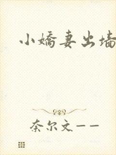 小娇妻出墙记