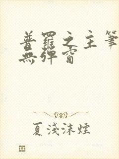 普罗之主笔趣阁无弹窗