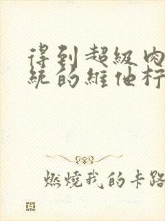 得到超级肉禽系统的维他柠檬茶