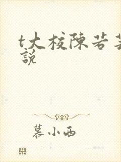 t大校陈若芸小说