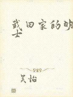 武田家的明国武士