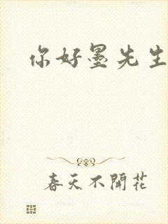 你好墨先生