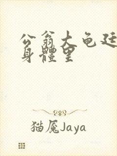 公翁大龟廷进我身体里