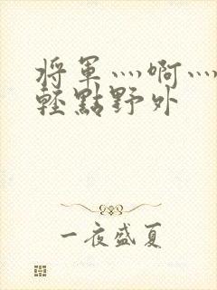 将军灬啊灬啊灬轻点野外