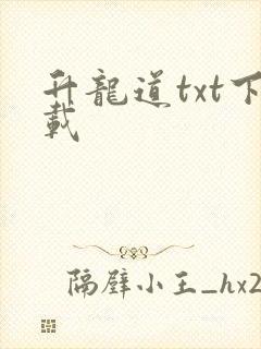 升龙道txt下载