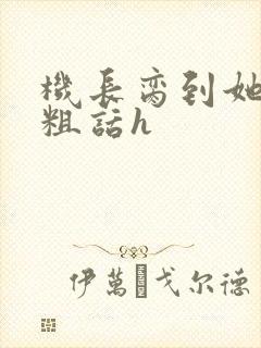 机长脔到她哭h粗话h