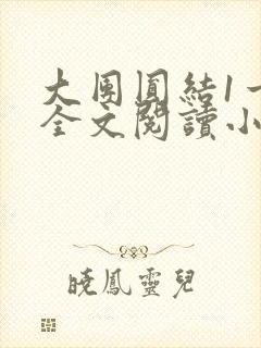 大团圆结1一6全文阅读小说