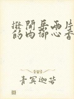 拨开岳两片肥嫩的肉御心香帅