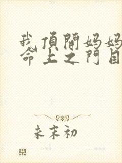 我顶开妈妈的生命上之门目录