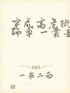 穿成高危职业之师尊 一丛音