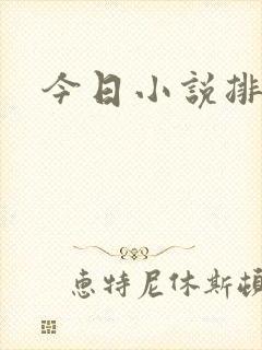 今日小说排行榜