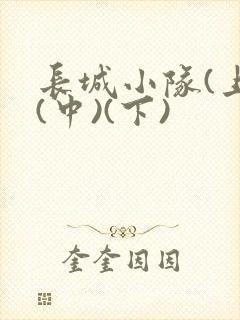长城小队(上)(中)(下)