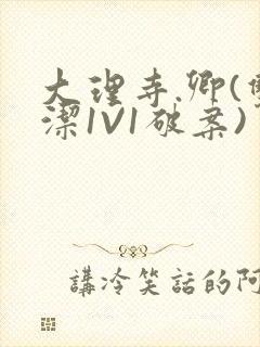 大理寺.卿(双洁1V1破案)