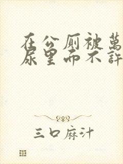 在公厕被万人c尿里面不许漏