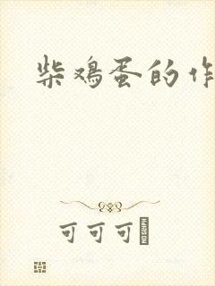 柴鸡蛋的作品