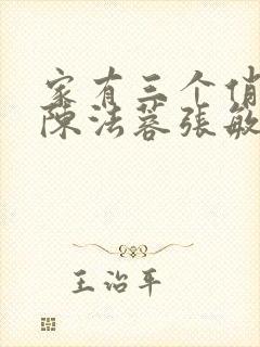 家有三个俏媳妇陈法蓉张敏