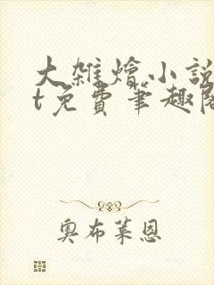 大杂烩小说txt免费笔趣阁