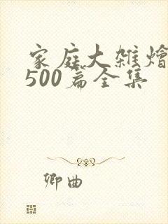 家庭大杂烩小说500篇全集