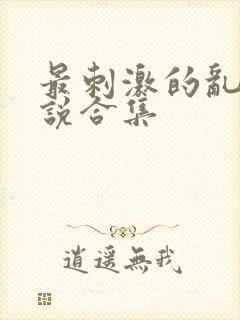 最刺激的乱惀小说合集