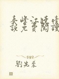 秦峰江晓晴的小说免费阅读