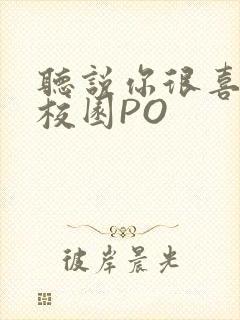 听说你很喜欢我校园PO