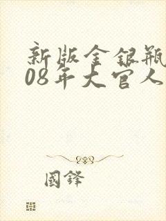 新版金银瓶2008年大官人