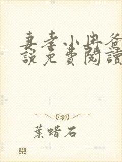 妻孝小冉爸爸小说免费阅读