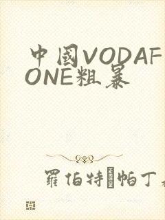 中国VODAFONE粗暴