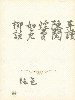 柳如烟陈平安小说免费阅读全文