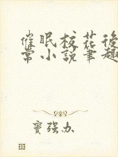 催眠校花后的日常小说笔趣阁