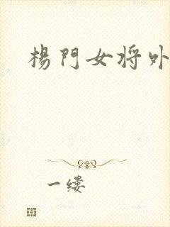 杨门女将外传