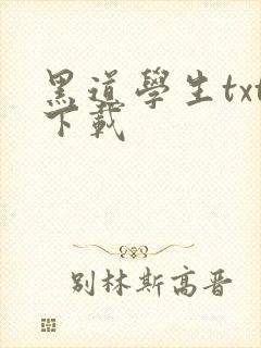 黑道学生txt下载