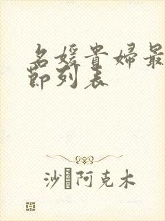 名媛贵妇最新章节列表