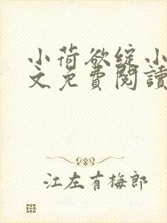 小荷欲绽小说全文免费阅读笔趣阁