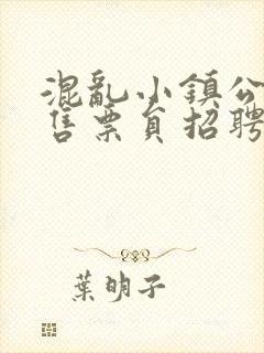 混乱小镇公交车售票员招聘条件